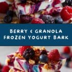 Frozen Yogurt Bark with Berries & Granola Recipe