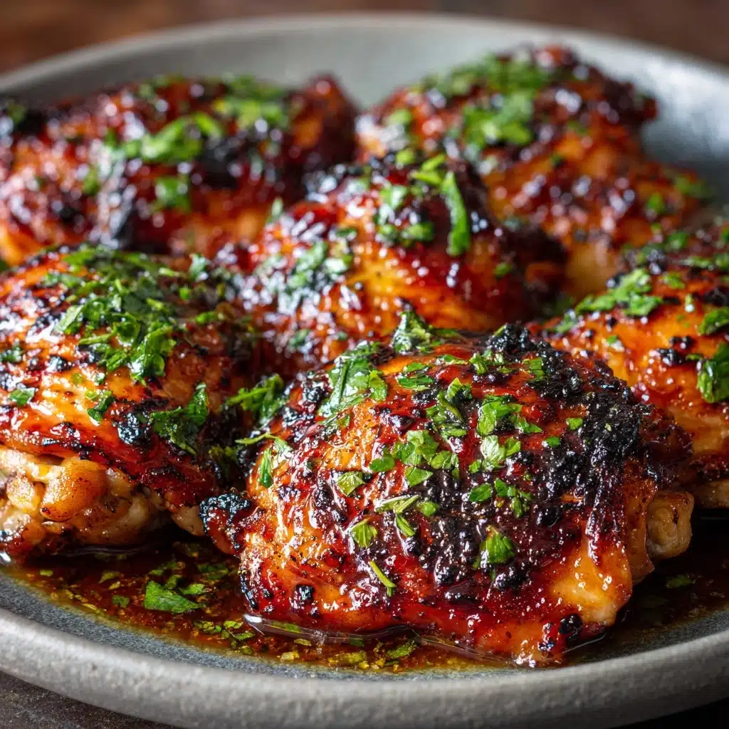 Garlic Miso Chicken Thighs In The Air Fryer Recipe - Recipe Image