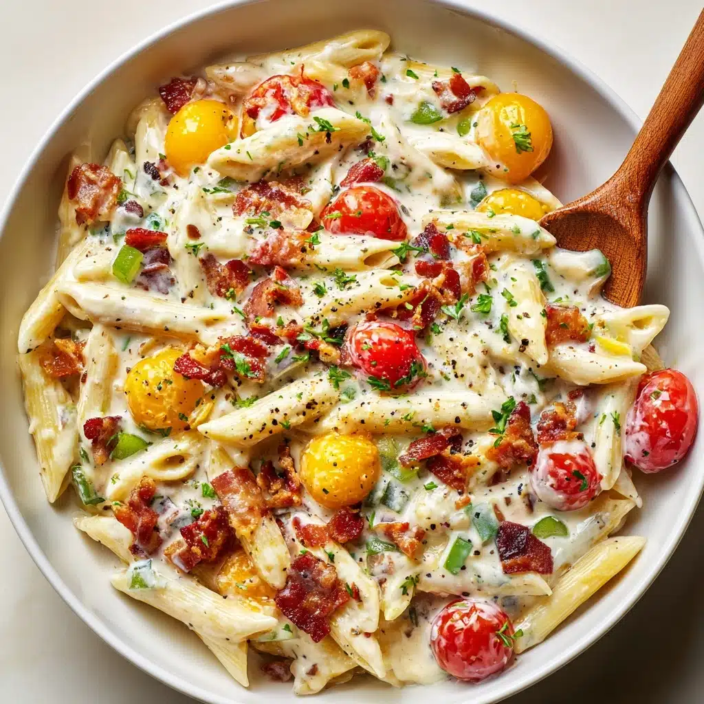 Chicken Club Pasta Salad Recipe - Recipe Image