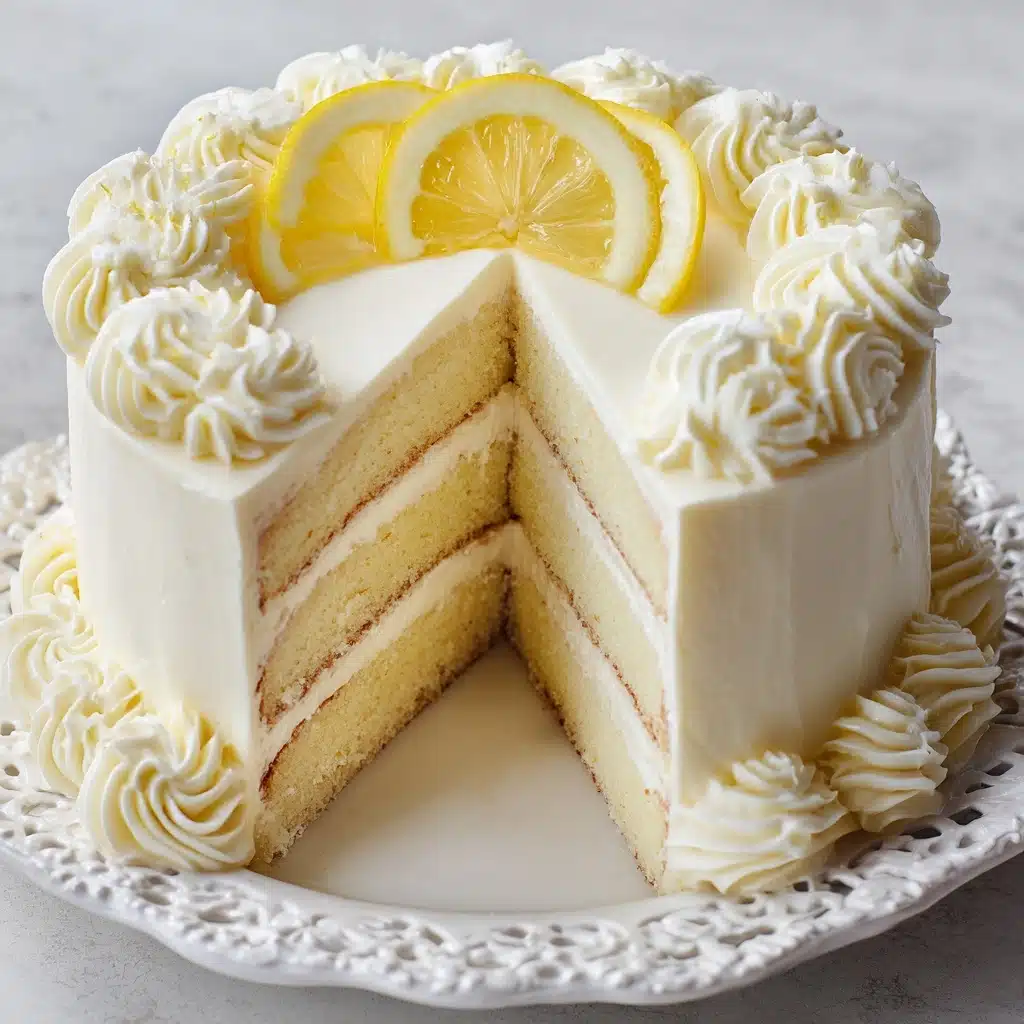 Italian Lemon Cream Cake Recipe - Recipe Image