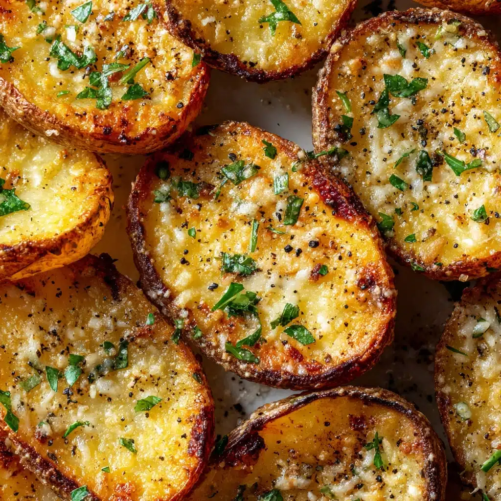 Mini Baked Parmesan Potato Rounds Recipe - Recipe Image