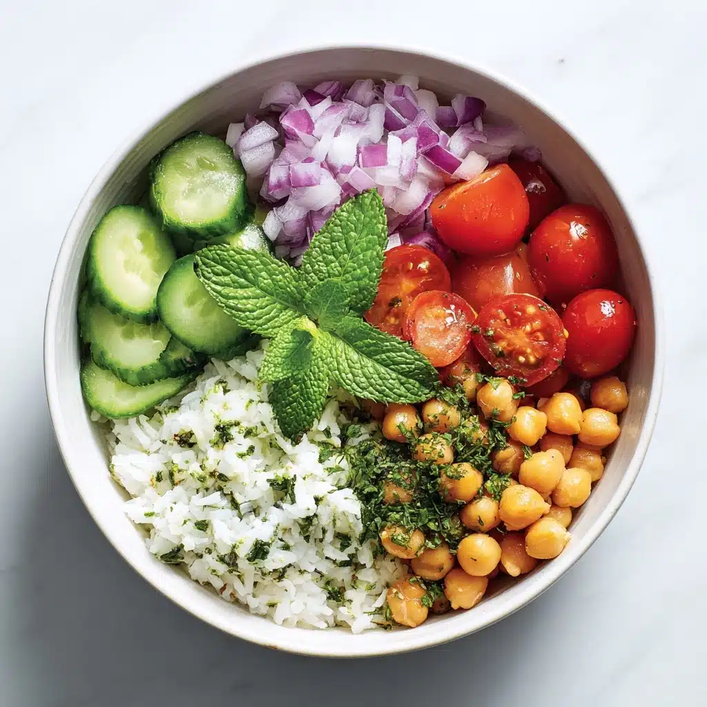 Mediterranean Chickpea Bowls with Tahini Sauce Recipe - Recipe Image