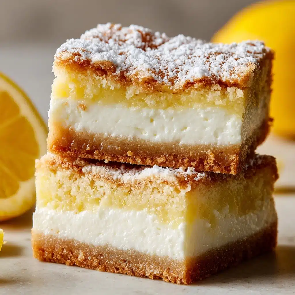 Lemon Cream Cheese Bars Recipe - Recipe Image