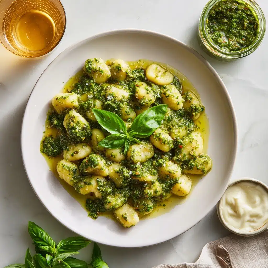 Creamy Pesto Gnocchi for Two Recipe - Recipe Image