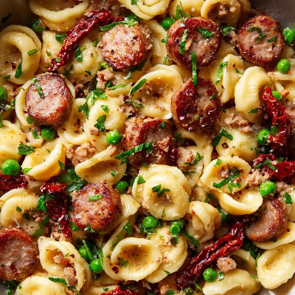 Sausage and Pea Pasta Recipe - Recipe Image