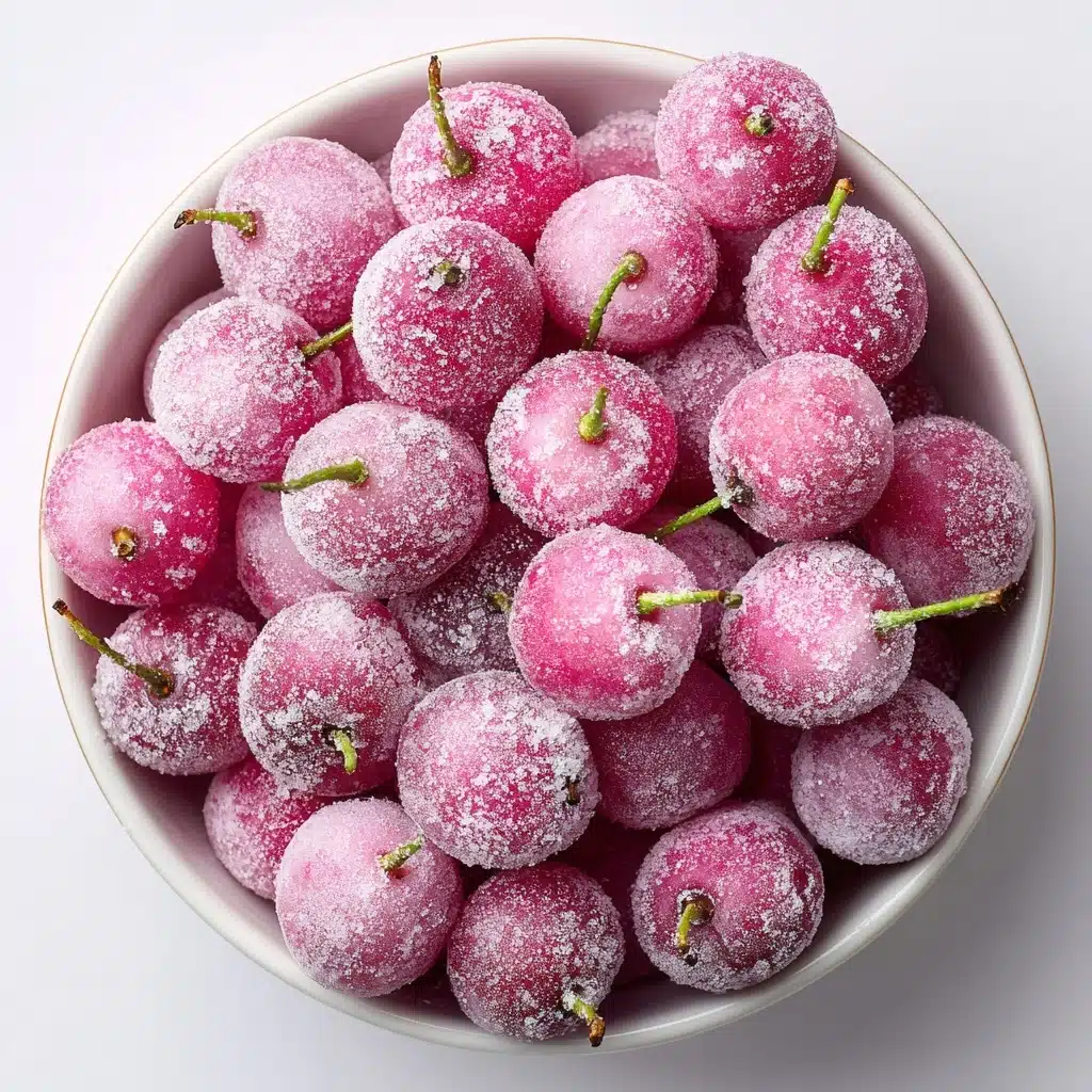 Pink Cotton Candied Grapes Recipe - Recipe Image