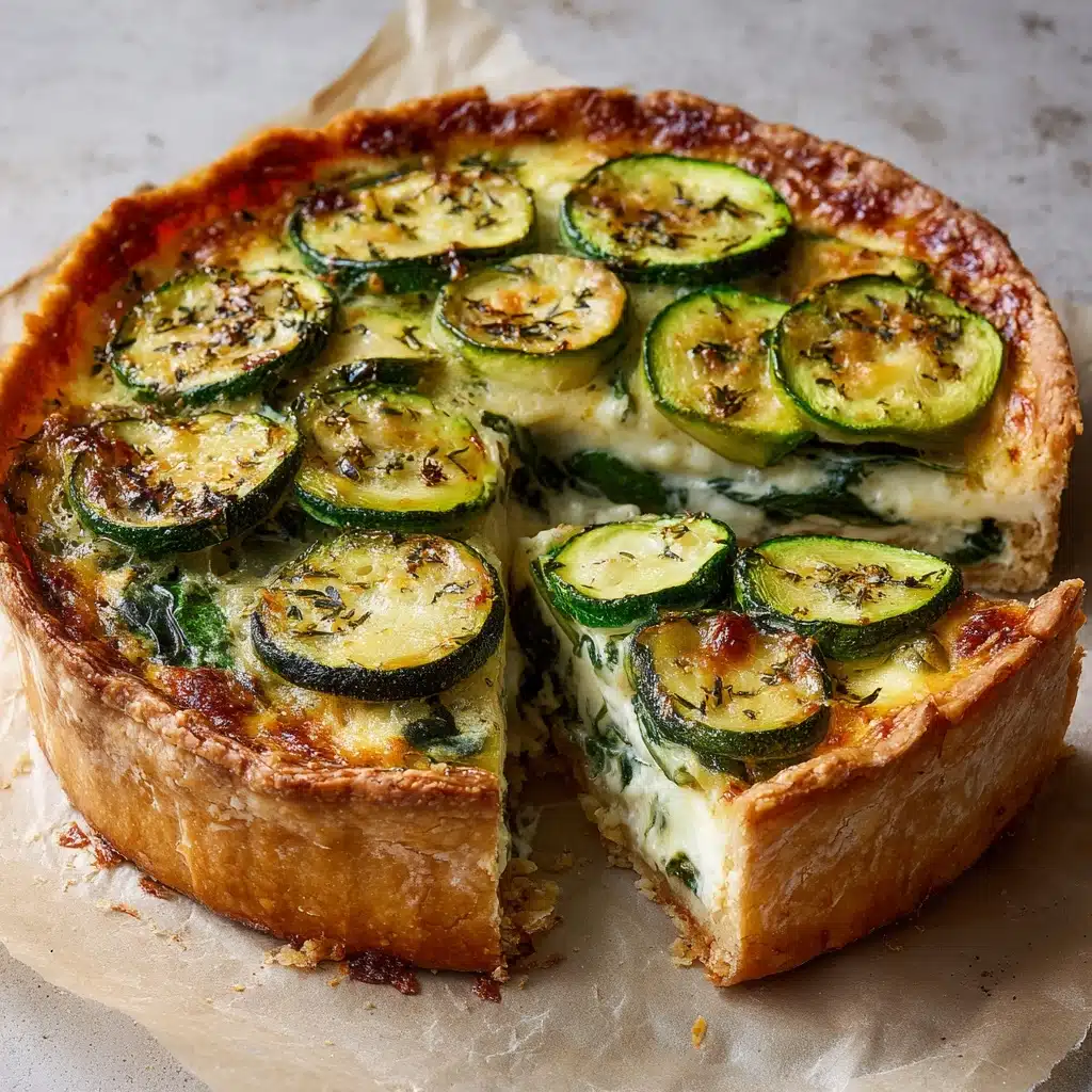 Zucchini and Spinach Pie Recipe - Recipe Image