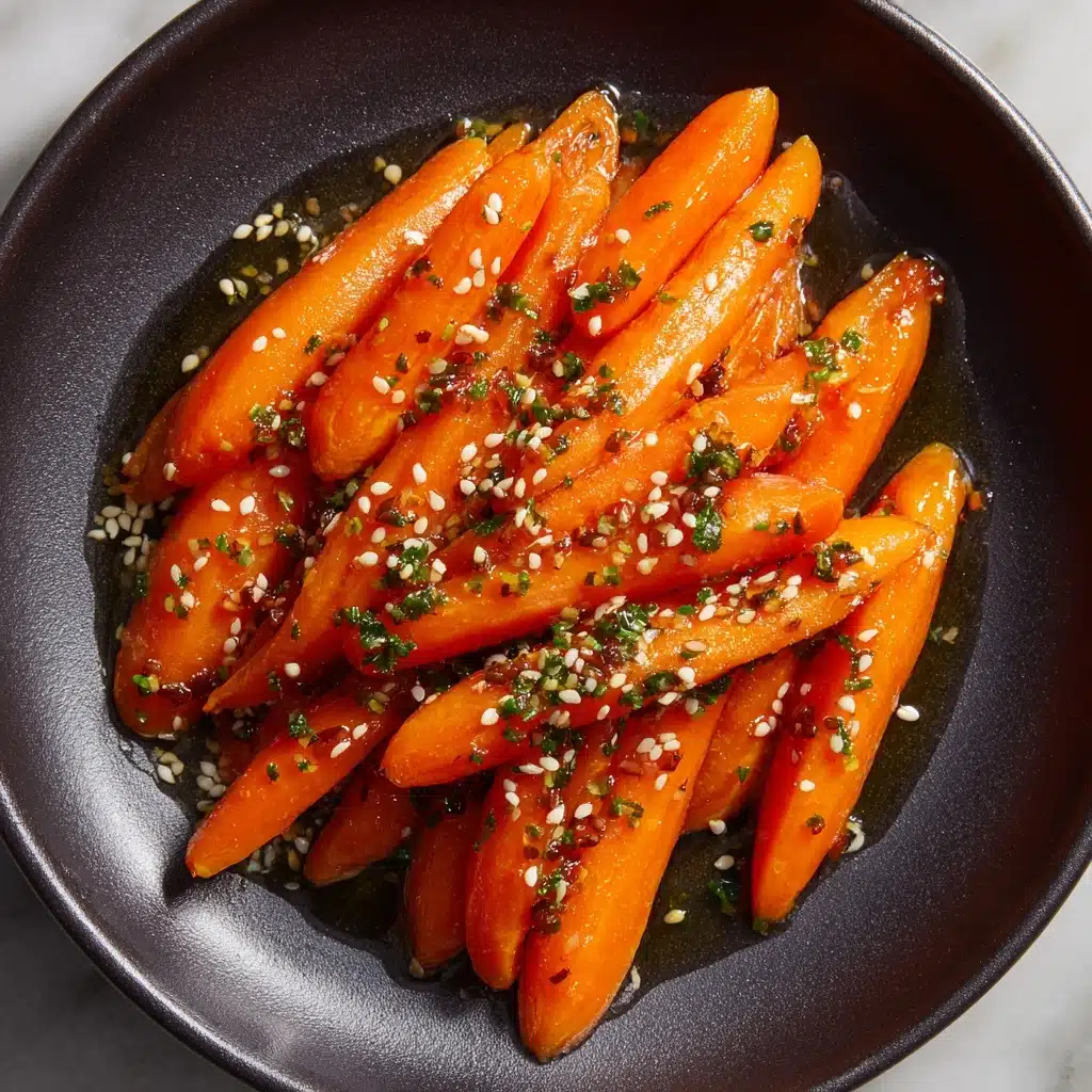Honey Glazed Carrots with Sesame Seeds Recipe - Recipe Image