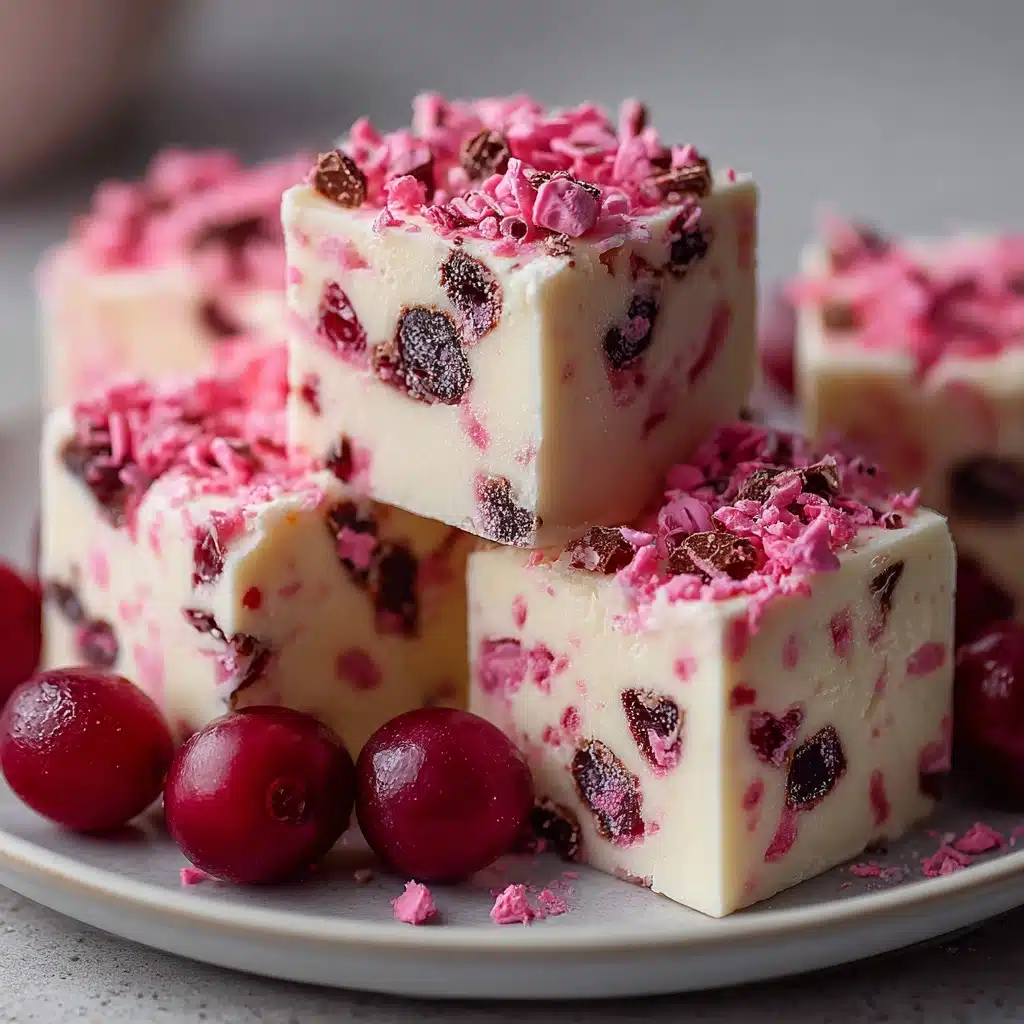 White Chocolate Cherry Fudge Recipe - Recipe Image
