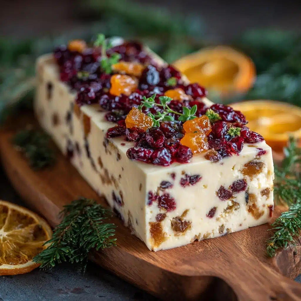 Orange Cranberry Cheese Log Recipe - Recipe Image