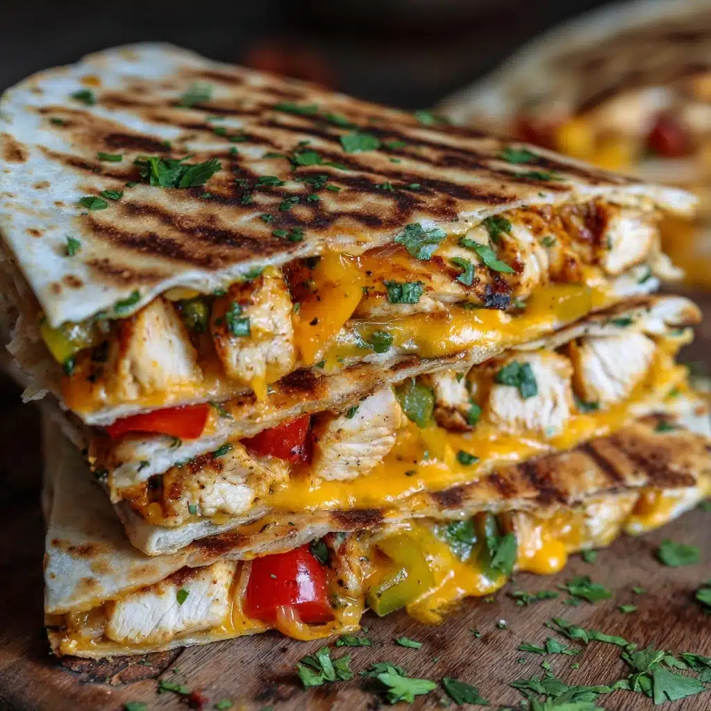 Tasty Cheesy Chicken Wraps Recipe - Recipe Image