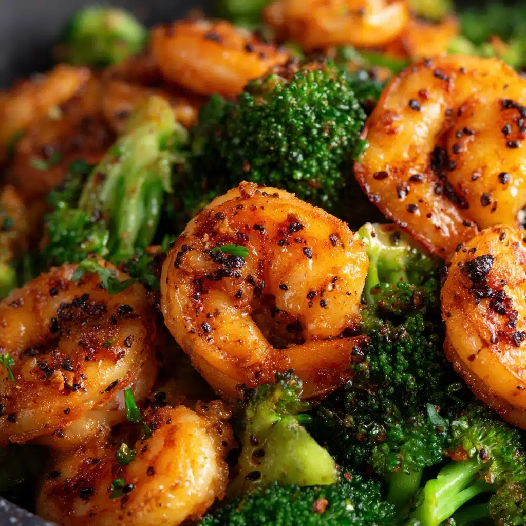 Stir-Fried Shrimp and Broccoli Recipe - Recipe Image