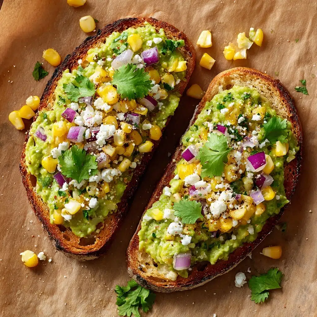 Mexican Street-Corn Avocado Toast Recipe