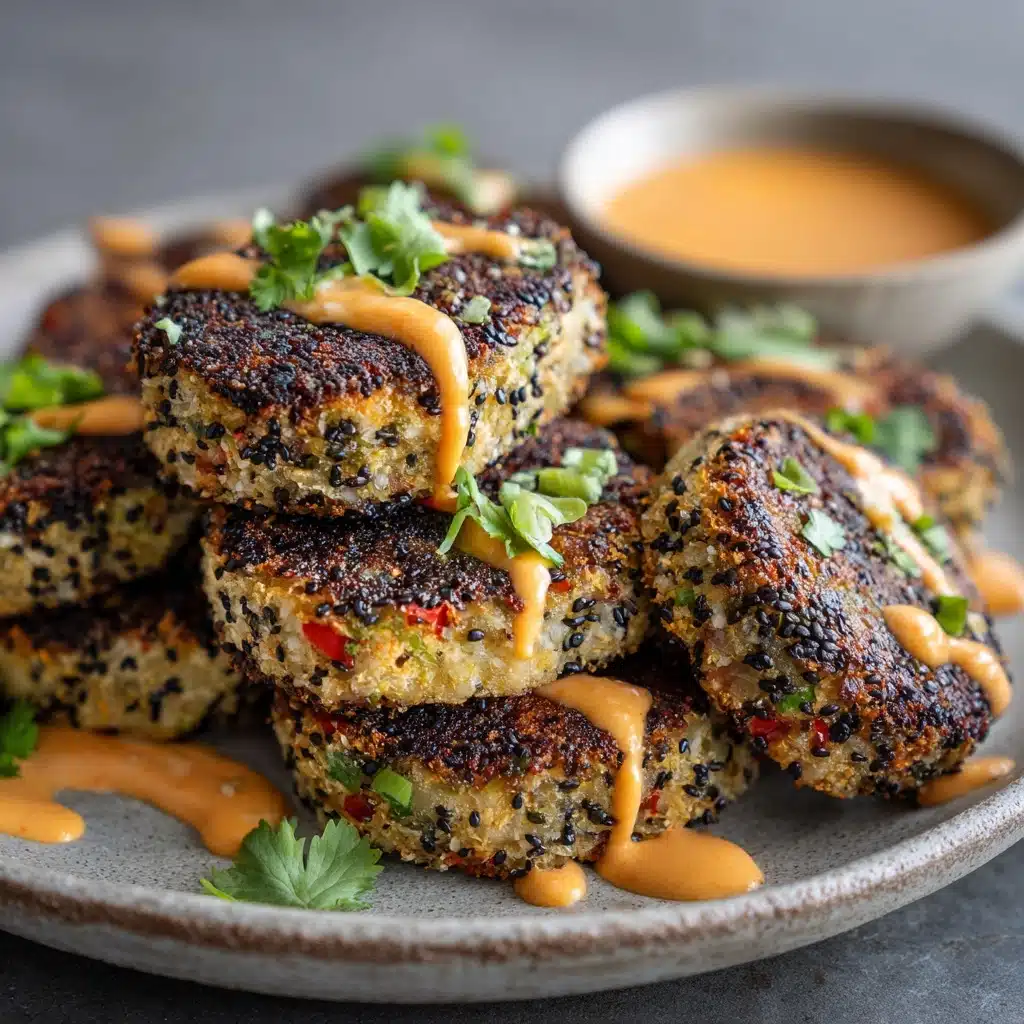 Asian-Style Tuna Cakes with Spicy Mayo Recipe - Recipe Image