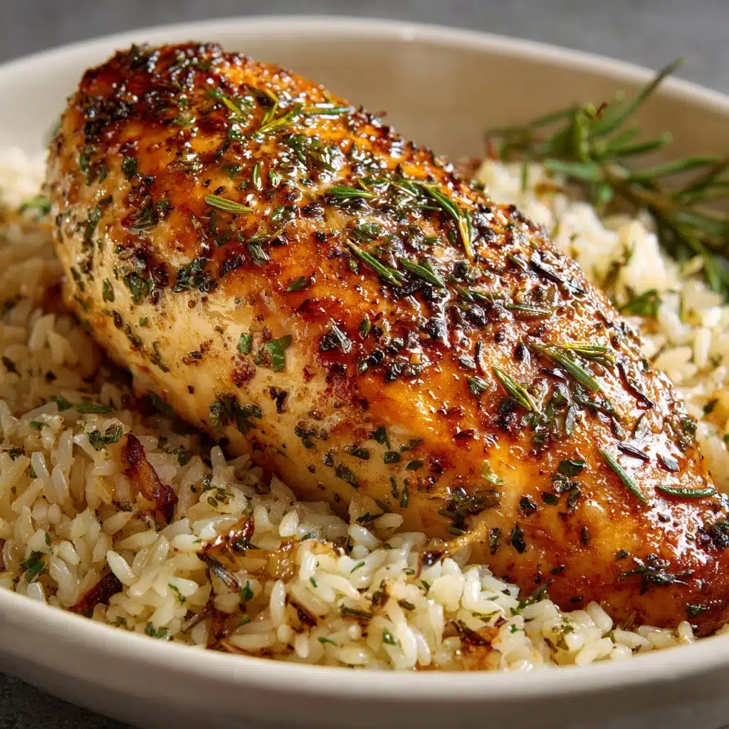 Oven-Baked Chicken and Rice Recipe - Recipe Image