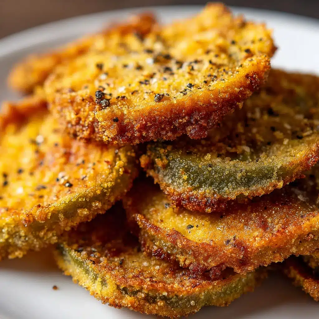 Easy Oven-Fried Green Tomatoes Recipe - Recipe Image