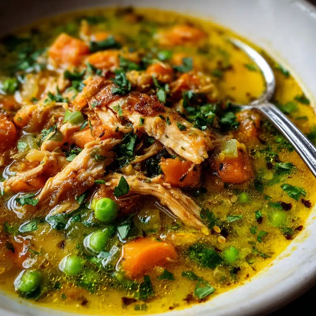 Anti Inflammatory Turmeric Chicken Soup Recipe - Recipe Image