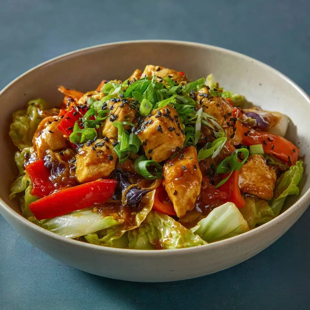 Chicken Cabbage Stir Fry Recipe - Recipe Image