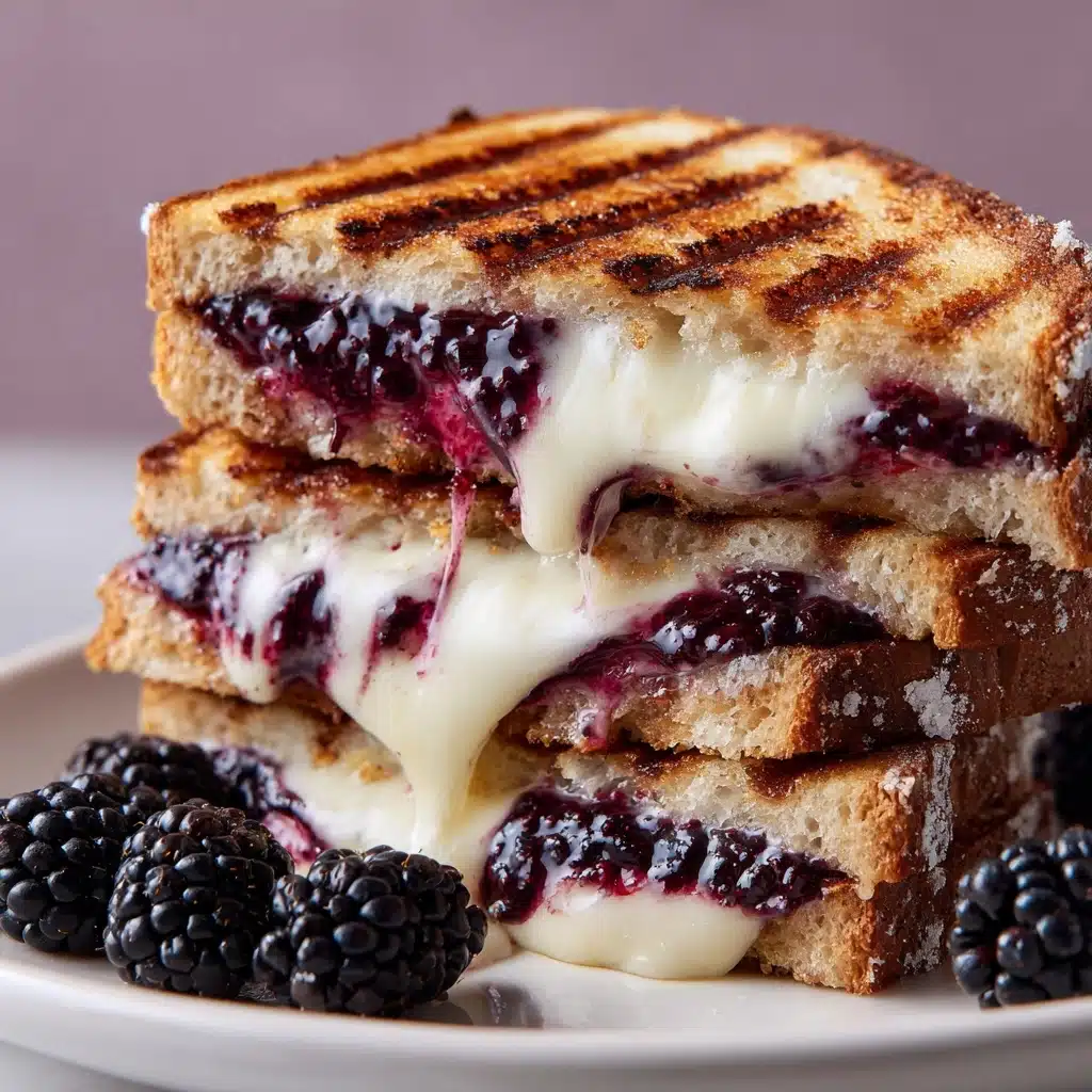 Balsamic Blackberry Bliss Grilled Cheese Recipe - Recipe Image