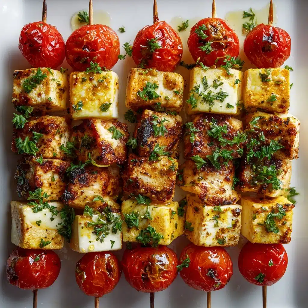 Cold Chicken-Cheese Kabobs Recipe - Recipe Image