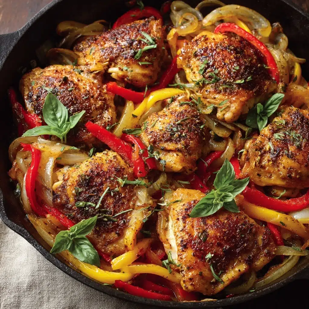 Savory Italian Chicken with Peppers and Meat Recipe - Recipe Image