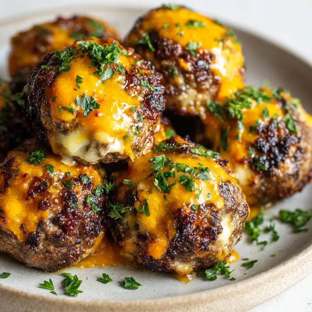 Cheese-Stuffed Meatballs Recipe - Recipe Image