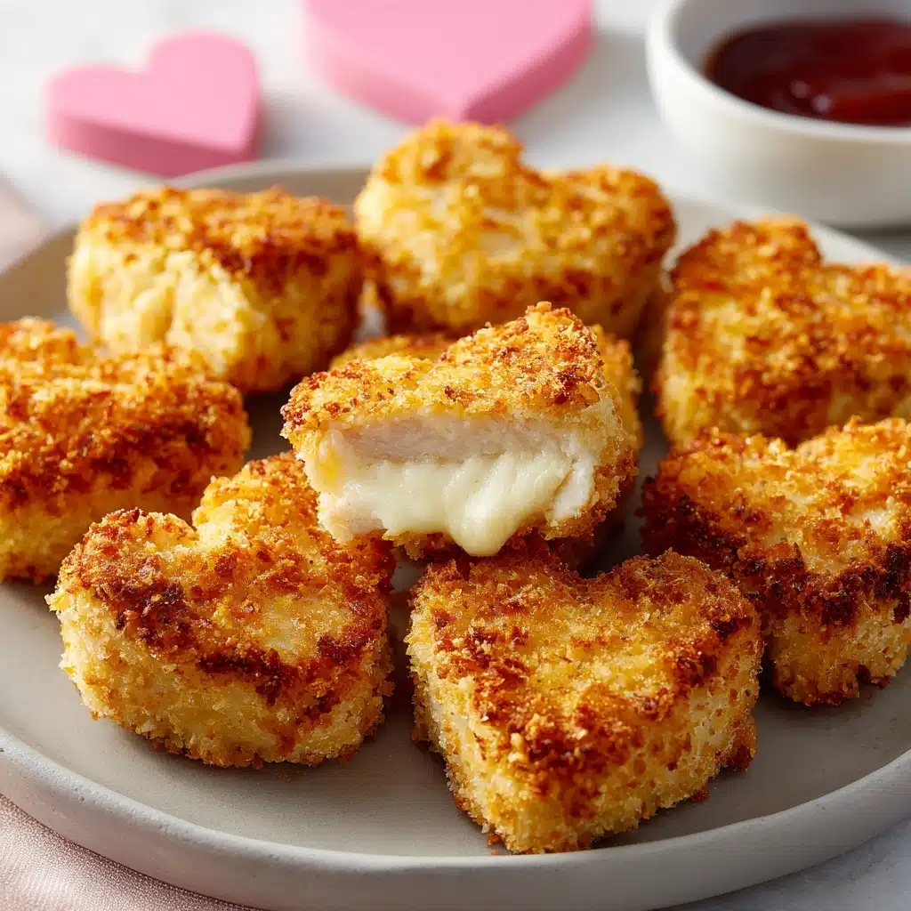 Heart-Shaped Chicken Nuggets Recipe - Recipe Image