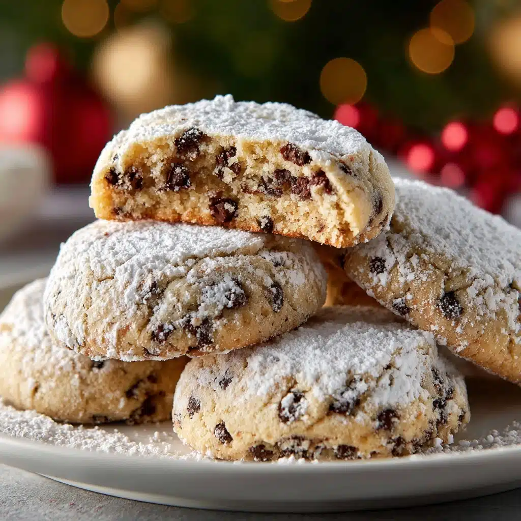 Peanut Butter Chocolate Chip Snowball Cookies Recipe - Recipe Image