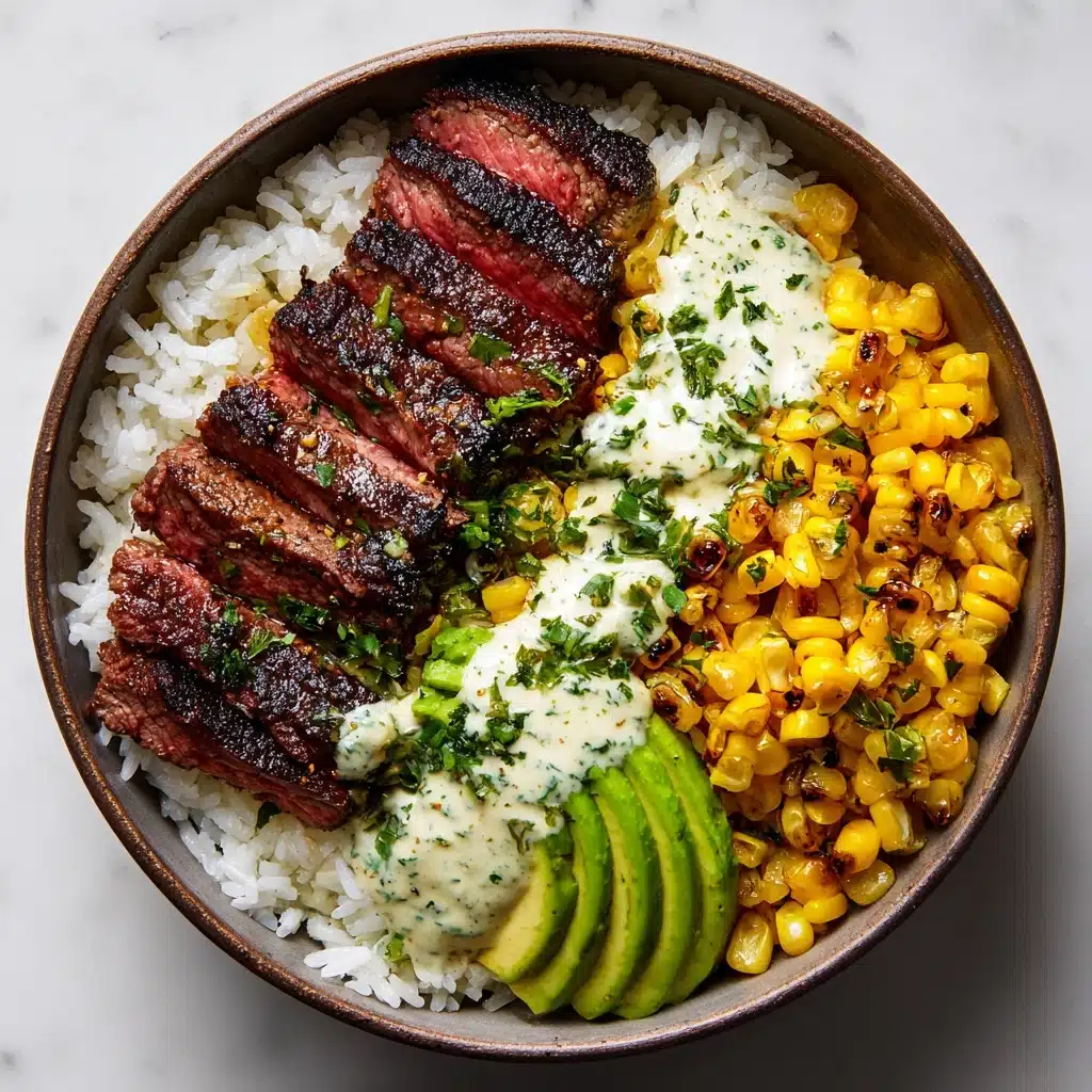 Steak, Avocado & Roasted Corn Bowl Recipe - Recipe Image