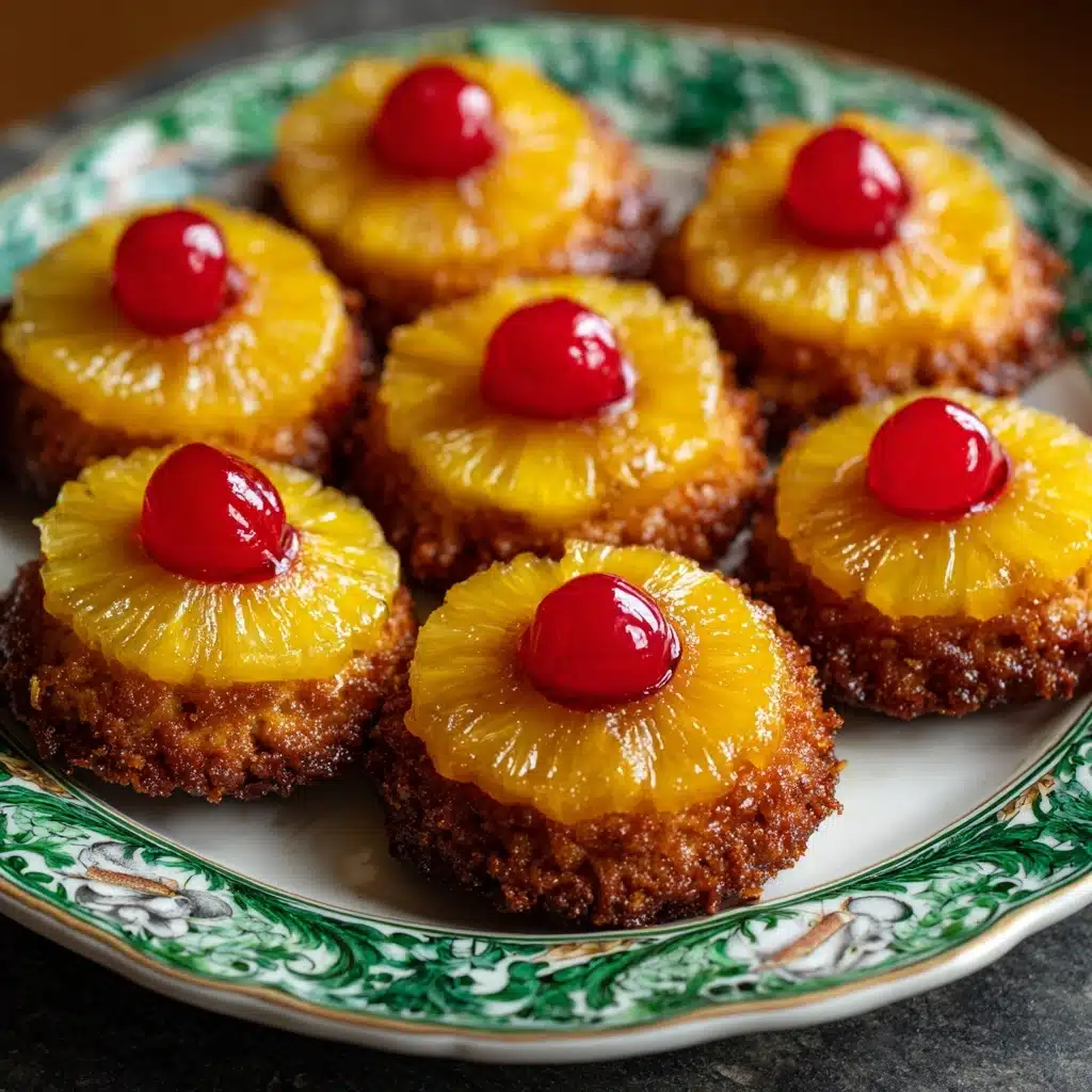 Christmas Pineapple Upside-Down Sugar Cookies Recipe - Recipe Image
