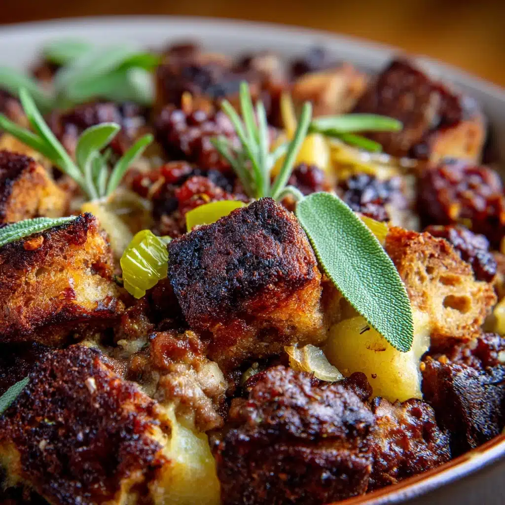 Vegan Sausage Stuffing with Sage Recipe - Recipe Image