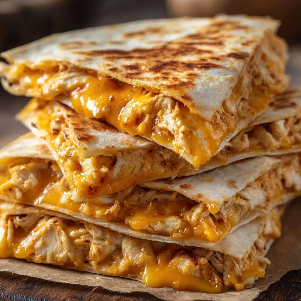 Cheesy Buffalo Ranch Chicken Quesadillas Recipe - Recipe Image