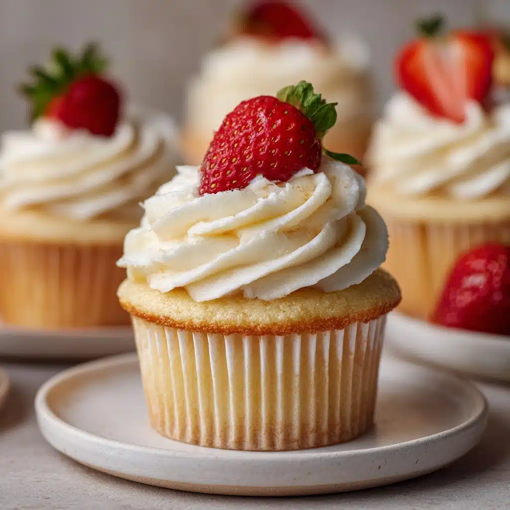 Strawberry Shortcake Cupcakes Recipe - Recipe Image
