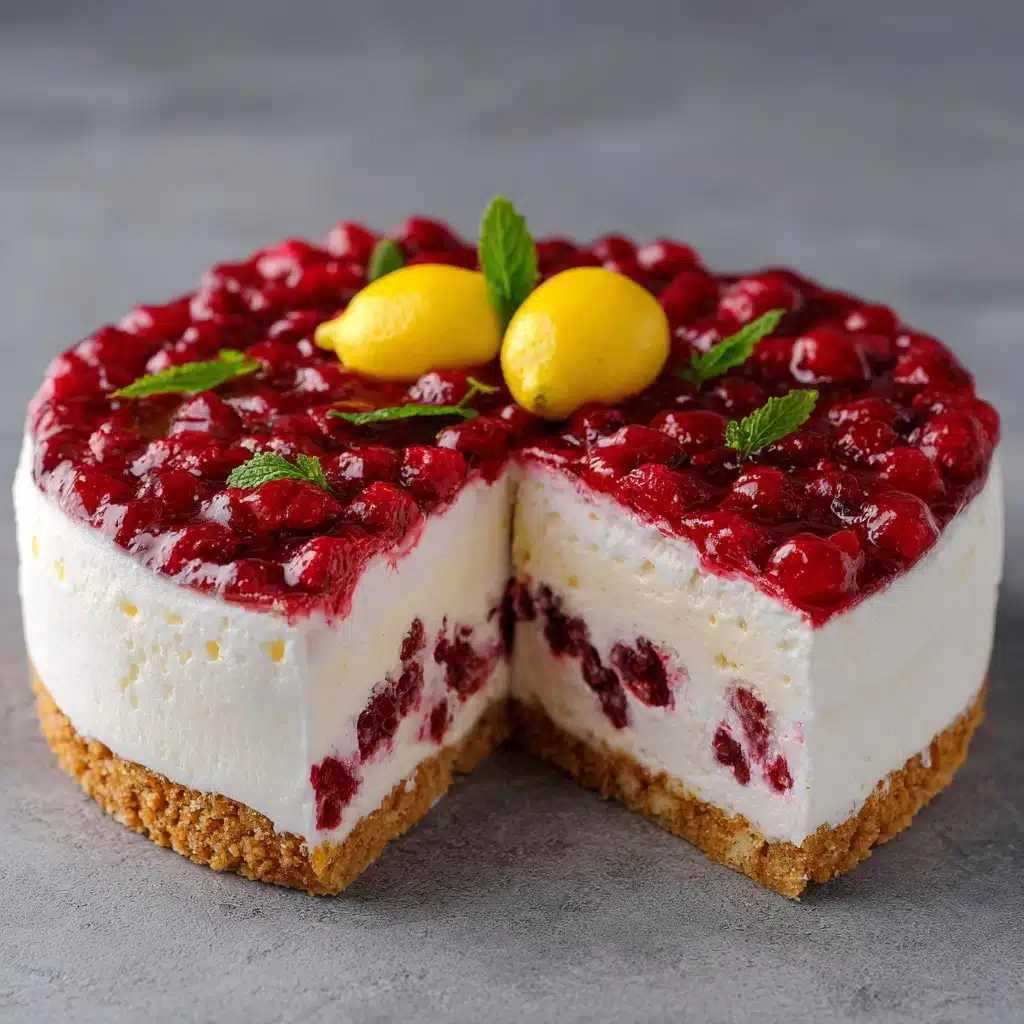 Raspberry Cake with Lemon Buttercream Recipe - Recipe Image