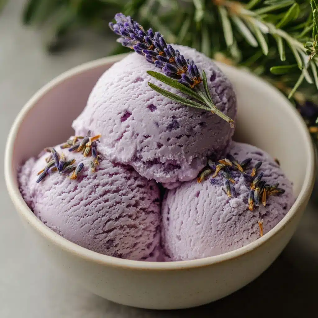 Lavender Ice Cream Recipe - Recipe Image