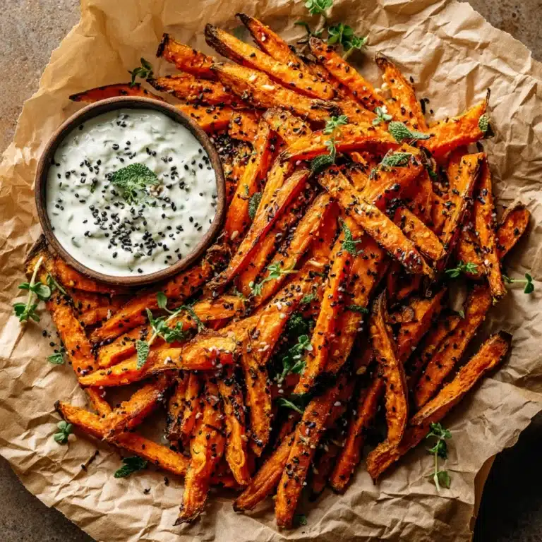 es with Roasted Garlic Tahini Yogurt Dip Recipe