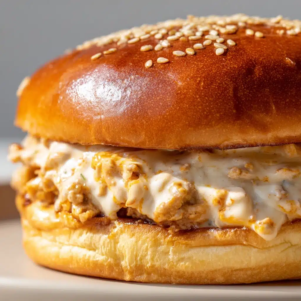 Chicken Alfredo Sloppy Joes Recipe - Recipe Image