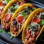 Meat Lovers Pizza Tacos Recipe