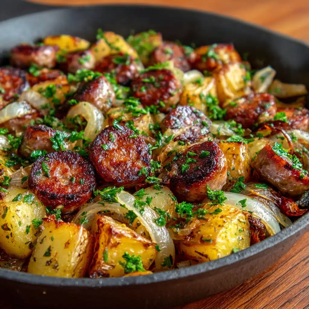 Kielbasa Cabbage Potato Skillet Recipe - Recipe Image