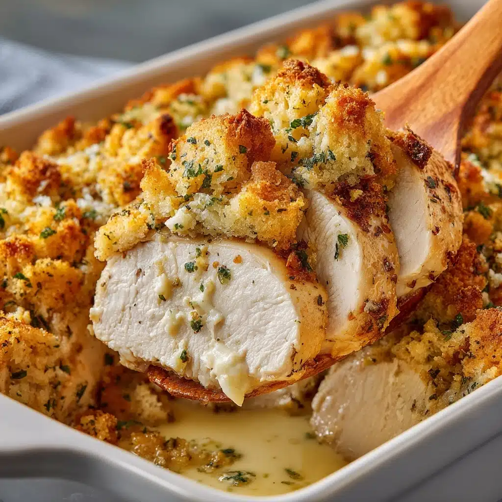Easy Chicken Stuffing Bake Recipe - Recipe Image