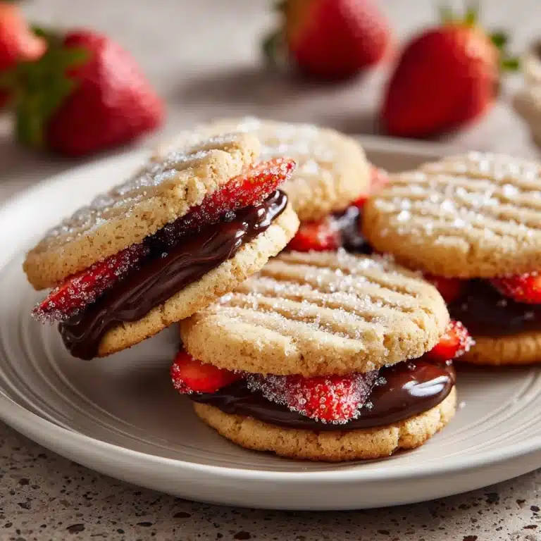 Chocolate-Stuffed Strawberry Sugar Cookies Recipe