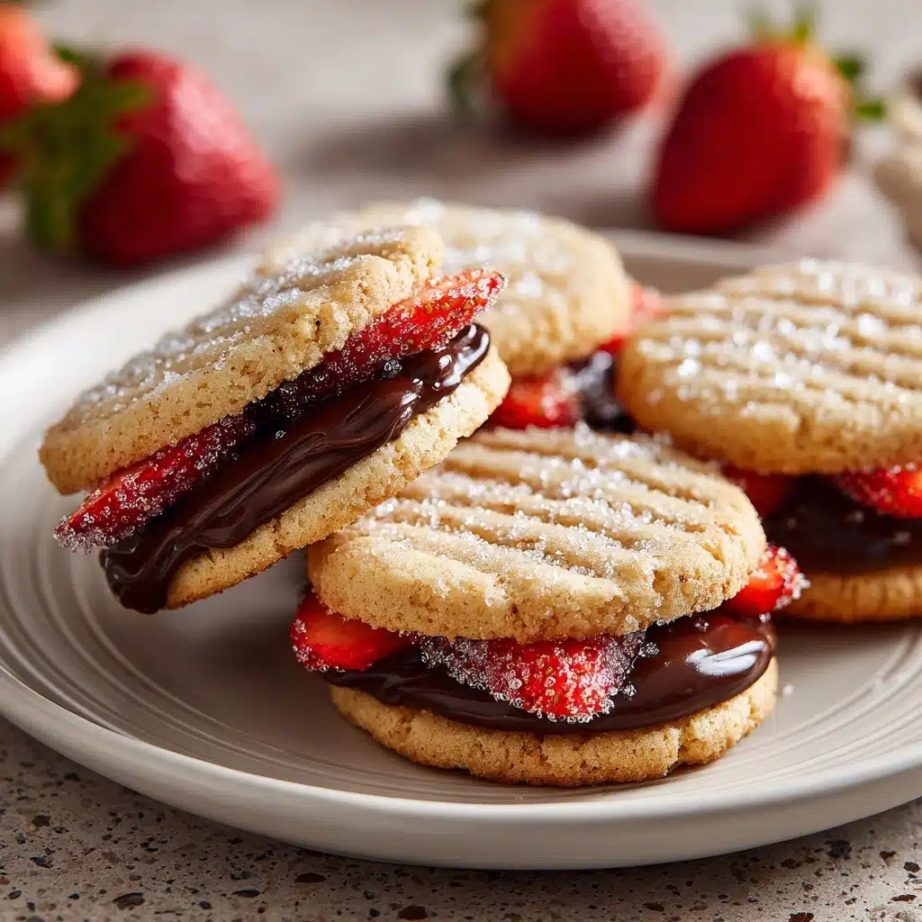 Chocolate-Stuffed Strawberry Sugar Cookies Recipe