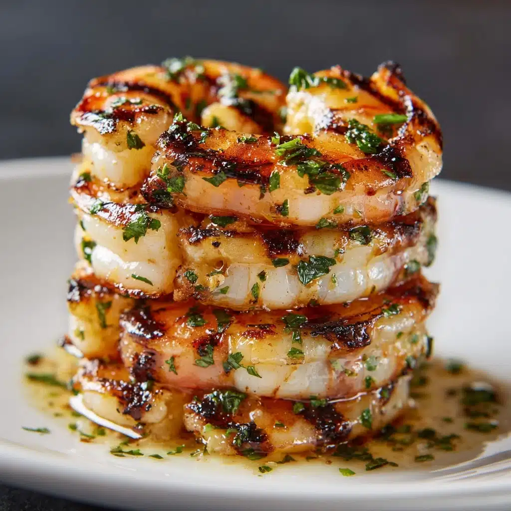 Garlic Butter Shrimp Stack Recipe - Recipe Image