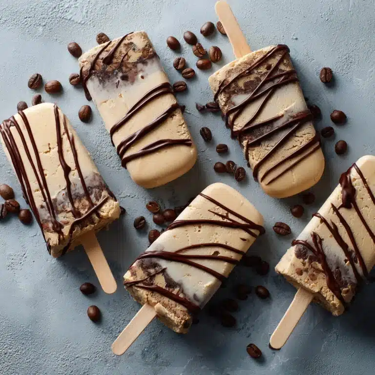 Creamy Vanilla Cold Brew Coffee Popsicles Recipe