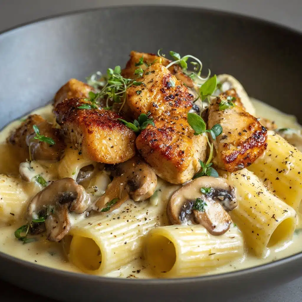 Chicken & Mushroom Pasta Recipe