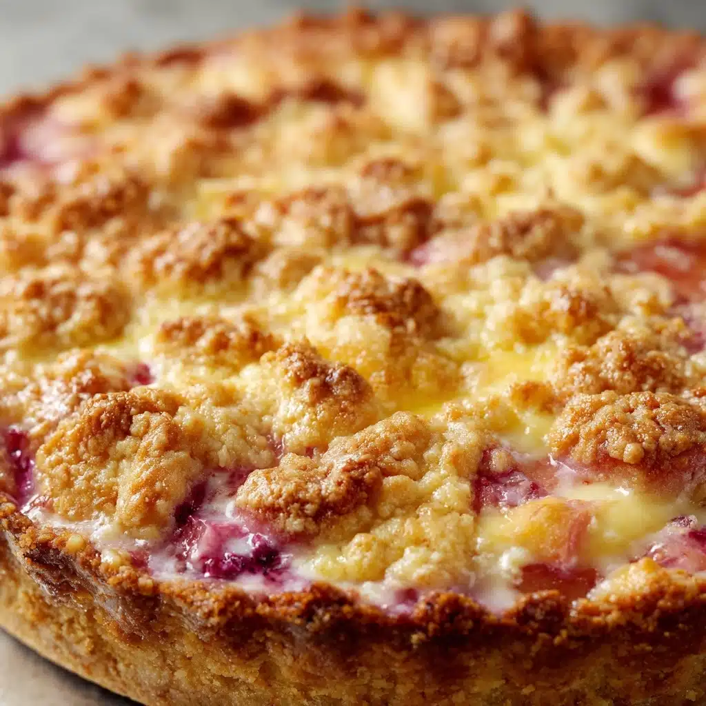 Rhubarb Sour Cream Pie Recipe - Recipe Image