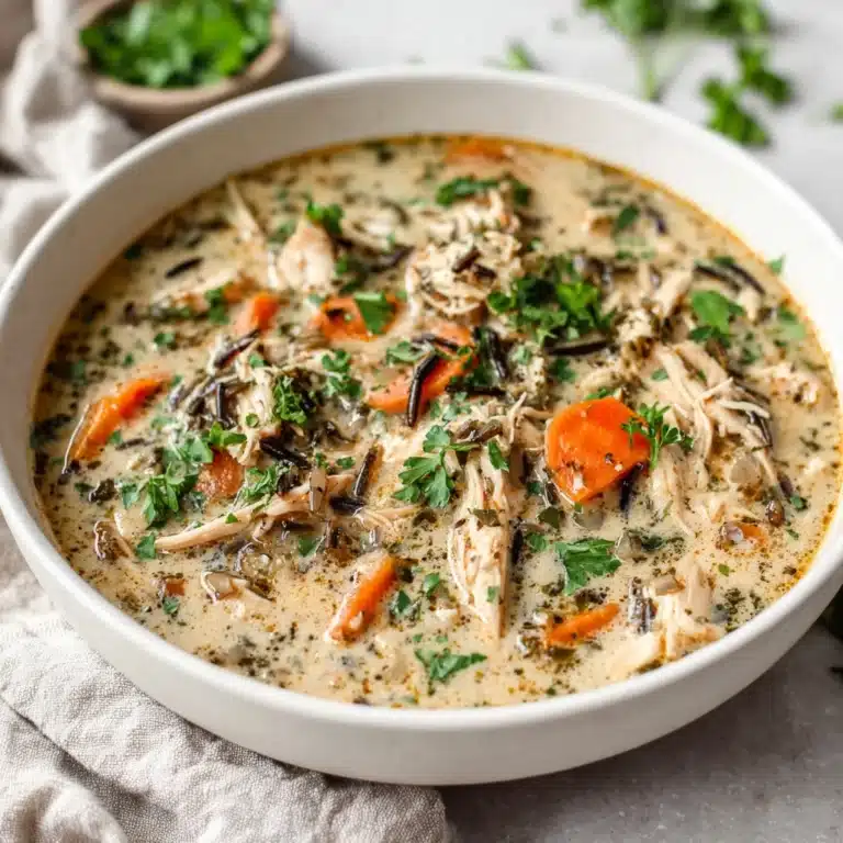 Healthy Chicken Wild Rice Soup Recipe