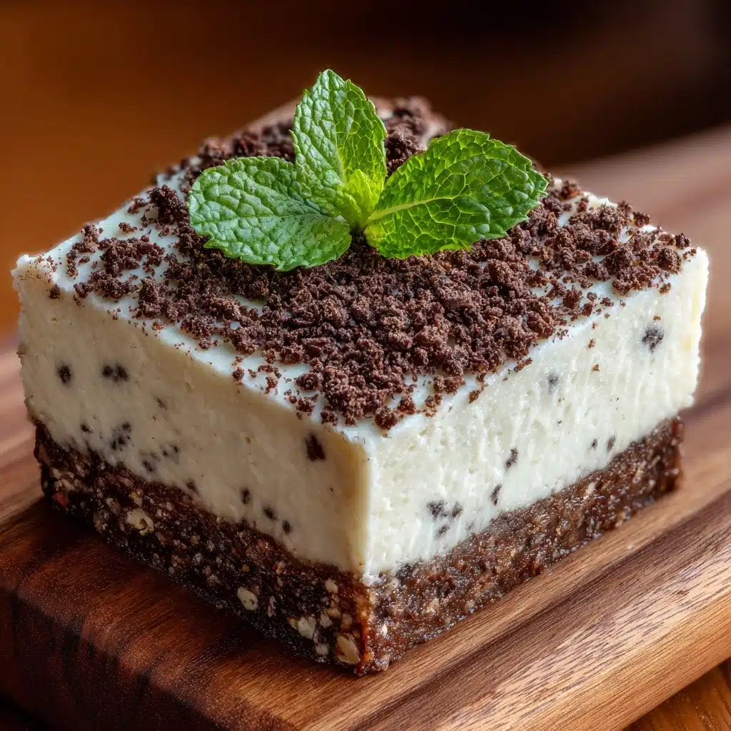 No-Bake Minted Earl Grey Slice Recipe - Recipe Image