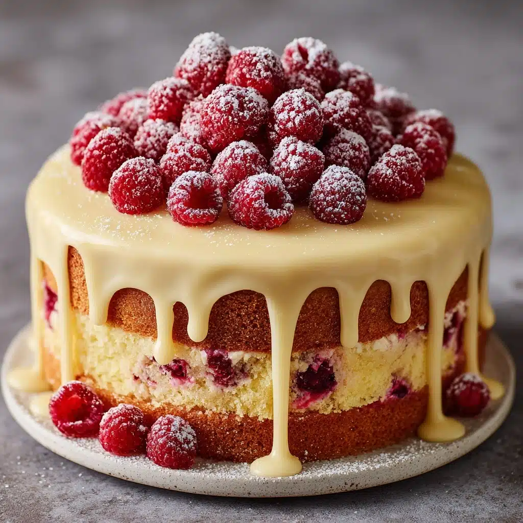 Raspberry Lemon Drizzle Cake Recipe - Recipe Image