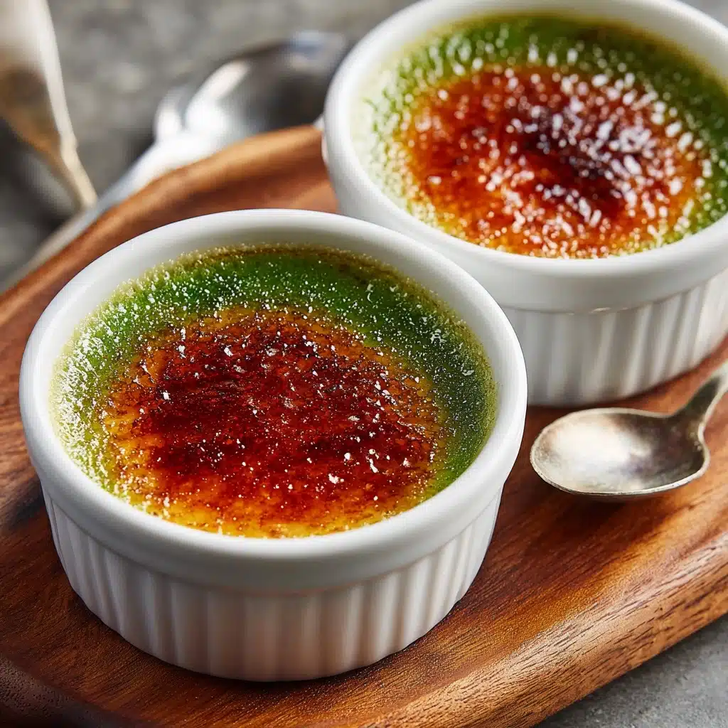 Pandan Creme Brûlée Recipe - Recipe Image